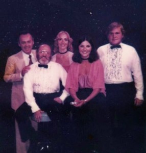 1979 Four for the Road cast with Joe Negri at East West Restaurant