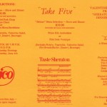 1983 Take Five flyer