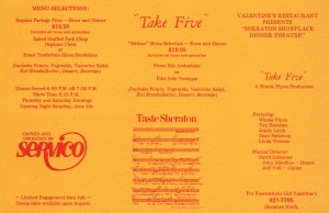 1983 Take Five flyer