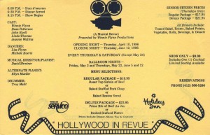 1986 Hollywood in Revue 1flyer