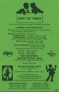 1988 Best of Times flyer