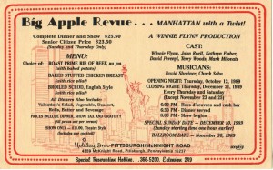 1989 Big Apple Revue flyer