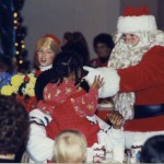 1993 1 Santa arrives at Kaufmann's show