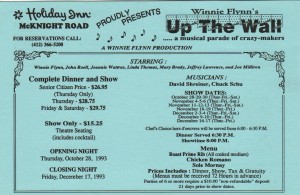 1993 Up the Wall 1 flyer