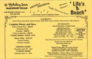 1994 1 Life's a Beach flyer