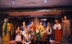 1994 Christmas Around the World singing and signing