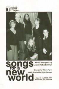 2003 Songs for a New World Brecksville Theater on the Square